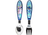 Set Di Posate Ergo In Metallo Disney Lilo & Stitch Drawing, 2 Pezzi