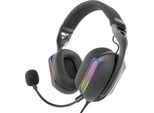 Mars Gaming MH-PRO, Cavo, Gioco, 18 - 20000 Hz, 190 G, Cuffie Con Microfono, Nero