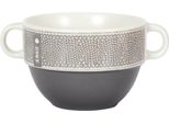 Howhomely | Ciotola Per Zuppa - Ciotola In Ceramica - 500 Ml - Grigio - Piatto Per Zuppa - Rustrikal