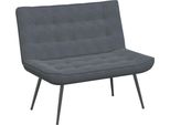 Syfax™ Panca Grigio Scuro 110X74X84 Cm In Velluto