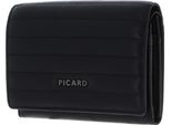 Picard Portafoglio Evolute 1 Zip Around Wallet Black Nero