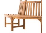 Panca Semicircolare In Teak - Panca Da Giardino - Comfort Resistente Alle Intemperie Per Il Vostro Giardino