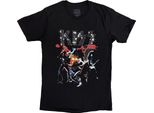 Kiss - T-Shirt Uomo/Donna Unisex RO15002 (L) (Nero)