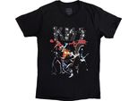 Kiss - Maglietta Uomo/Donna Unisex RO15002 (Xxl) (Nero)