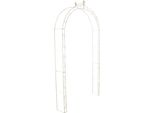 Elegante Arco Da Giardino Per Piante Rampicanti In Ferro Verniciato A Polvere | Colore: Antiquariato