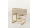 Boho Handmade Babymand - Culla - Con Materasso Antibatterico E Dondolo In Legno, Sicura E Accogliente