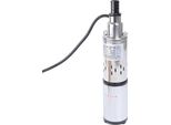 Pompa Solare Per Pozzi - Pompa Per Pozzi Profondi - 48 V - 280 W - Prevalenza 60 M - Portata 16 L/Min - Spina Ue - Argento