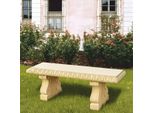 Casa Padrino Panca Da Giardino Barocca Beige 140 Cm - Mobili Da Giardino Barocchi - Italy