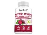 Ossido Nitrico L-Arginina, L-Citrullina E Radice Di Barbabietola Rossa (120 Capsule) Integratore Alimentare, Forza, Potenza, Resistenza, Muscoli, Energia