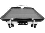 Grill Elettrico - Griglia Da Tavolo - 1500 W - Rivestimento Antiaderente - 5 Impostazioni Di Temperatura - Superficie Della Griglia 68 X 28 Cm - Per Uso Interno Ed Esterno - Nero