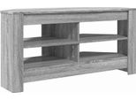 Vidaxl Mobile Tv Ad Angolo Grigio Sonoma 102 X 40,5 X 45 Cm Materiale A Base Di Legno