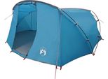 Vidaxl Tenda A Tunnel Con Tetto Blu E Grigio 318 X 275 X 140 Cm