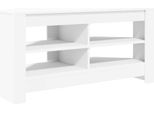 Vidaxl Mobile Tv Ad Angolo Bianco 102 X 40,5 X 45 Cm Materiale A Base Di Legno