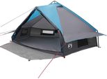Vidaxl Tenda Teepee Con Tetto Blu E Grigio 490 X 410 X 210 Cm