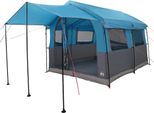 Vidaxl Tenda Familiare Con Tetto Blu E Grigio 324 X 255 X 230 Cm