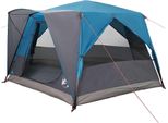 Vidaxl Tenda A Casetta Con Tetto E Portaoggetti Blu 400 X 350 X 212 Cm