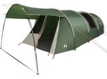 Vidaxl Tenda A Tunnel Con Tetto Verde E Bianco 740 X 370 X 220 Cm