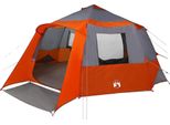 Vidaxl Tenda A Capanna Con Tetto Grigio E Arancione 500 X 500 X 294 Cm