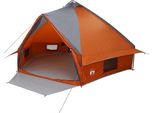 Vidaxl Tenda Teepee Con Tetto Grigio E Arancione 490 X 410 X 210 Cm