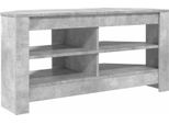 Vidaxl Mobile Tv Angolare Grigio Cemento 102 X 40,5 X 45 Cm Materiale In Legno