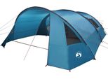 Vidaxl Tenda A Tunnel Con Tetto Blu E Grigio 700 X 590 X 215 Cm
