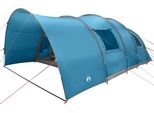 Vidaxl Tenda A Tunnel Con Tetto E Deposito Blu 710 X 460 X 245 Cm