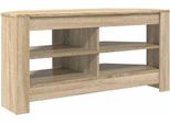 Vidaxl Mobile Tv Ad Angolo Rovere Sonoma 102 X 40,5 X 45 Cm Materiale A Base Di Legno