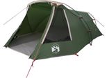 Vidaxl Tenda A Tunnel Con Tetto Verde E Bianco 328 X 228 X 115 Cm