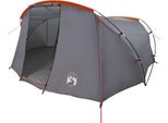 Vidaxl Tenda A Tunnel Con Tetto Grigio E Arancione 318 X 275 X 140 Cm