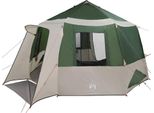 Vidaxl Tenda A Capanna Con Tetto Verde E Bianco 405 X 405 X 273 Cm