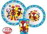 Set Di Stoviglie Spidey Team, In Microplastica, Con Tazza Da 260 Ml
