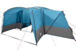 Vidaxl Tenda Familiare Con Tetto Blu E Grigio 760 X 645 X 230 Cm