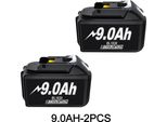 Batteria Compatibile Con Makita 18V Lxt, Li-Ion 18650, Oro, Sostituisce BL1830/BL1860/BL1890 LXT400