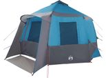 Vidaxl Tenda Cabina Con Tetto Blu E Grigio 405 X 405 X 273 Cm