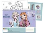 Disney Ice Queen Adventure Quaderno A Spirale A/4 Con 40 Pagine E Adesivi