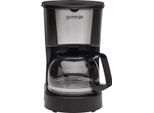 Macchina Per Il Caffè Gorenje CM06BK. 800 W, 0,6 L, 6 Tazze, Timer, Antigoccia, Nero