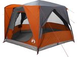 Vidaxl Tenda A Capanna Con Tetto Grigio E Arancione 333 X 317 X 194 Cm