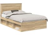 Vidaxl Struttura Letto Sonoma 120 X 200 Cm In Legno Di Pino Massiccio