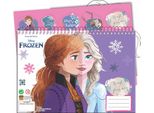 Disney Ice Queen Together Quaderno A Spirale A/4 Con 40 Pagine E Adesivi