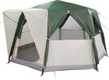 Vidaxl Tenda A Casetta Con Tetto E Portaoggetti Verde 425 X 396 X 222 Cm