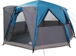Vidaxl Tenda A Casetta Con Tetto E Portaoggetti Blu 425 X 396 X 222 Cm