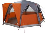 Vidaxl Tenda Cabina Con Tetto Grigio E Arancione 425 X 396 X 222 Cm