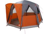 Vidaxl Tenda A Capanna Con Tetto Grigio E Arancione 320 X 320 X 203 Cm