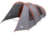 Vidaxl Tenda A Tunnel Con Tetto Grigio E Arancione 778 X 356 X 210 Cm
