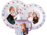 Set Di Stoviglie Autumn Leaves, Set In Microplastica Con Bicchiere 265 Ml