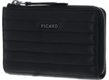 Picard Portafoglio Evolute 1 Zip Around Wallet Black Nero