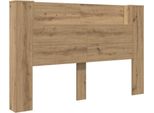 Vidaxl Testata In Rovere Artisan 160 X 17 X 104,5 Cm Materiale A Base Di Legno