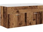 Vidaxl Mobile Da Bagno In Legno Recuperato 100 X 38,5 X 46 Cm Materiale A Base Di Legno
