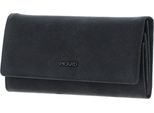 Picard Portafoglio Lesotho 1 Flap Wallet Black Grigio Scuro