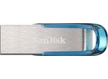 Sandisk Ultra Flair Unità Flash Usb 128 Gb Usb Tipo A 3.2 Gen 1 (3.1 Gen 1) Blu, Argento